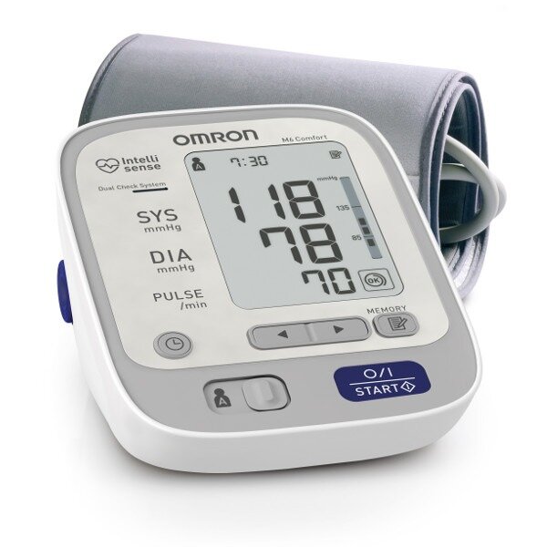 Тонометр автоматический Omron M6 Comfort HEM 7223-ARU с адаптером