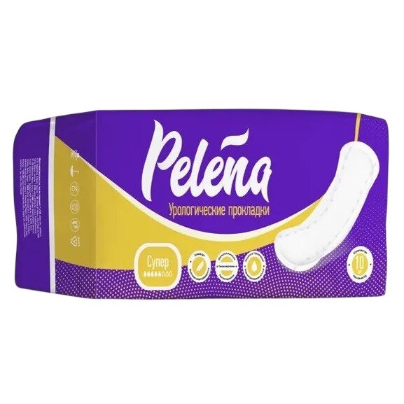 Прокладки урологические Пелена (Pelena) супер 10 шт.