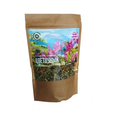 Чай травяной Фито энергия Цветочный крафт-пакет 100 г
