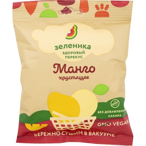 Манго Зеленика здоровый манговый перекус 15 г