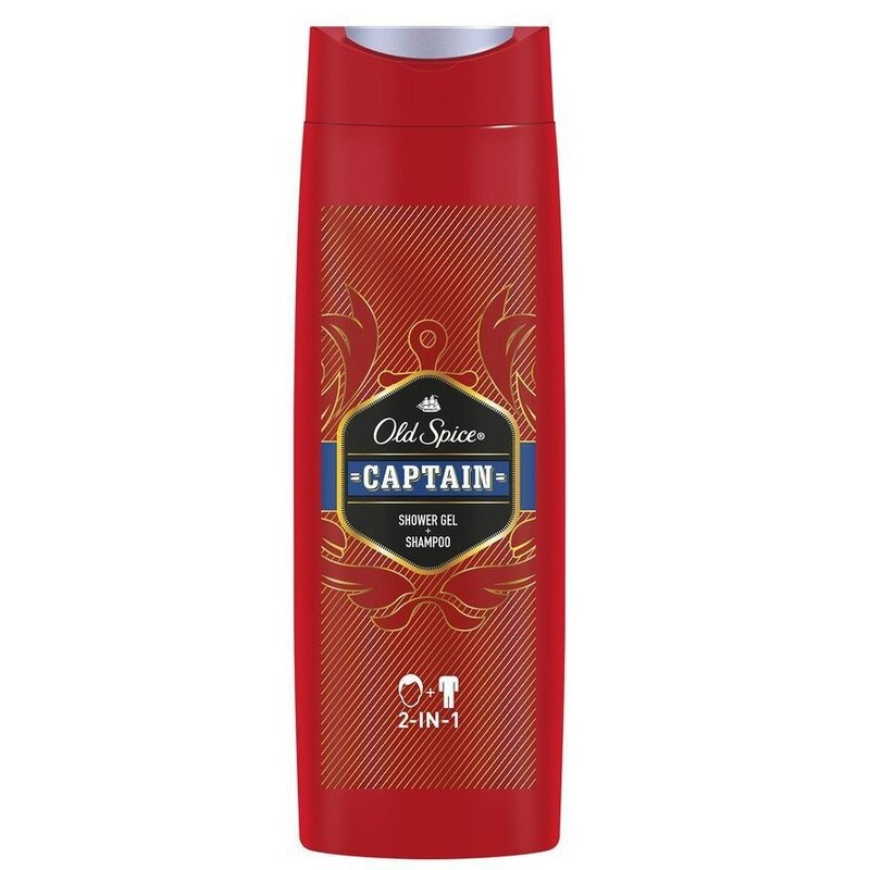 Гель для душа и шампунь Олд Спайс (Old Spice) Captain 2в1 400 мл