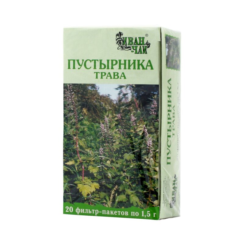 Пустырник трава Иван-чай фильтр-пакеты 1.5г N 20