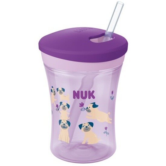 Поильник Nuk evolution action 12 мес+ для девочек 10751319 230 мл