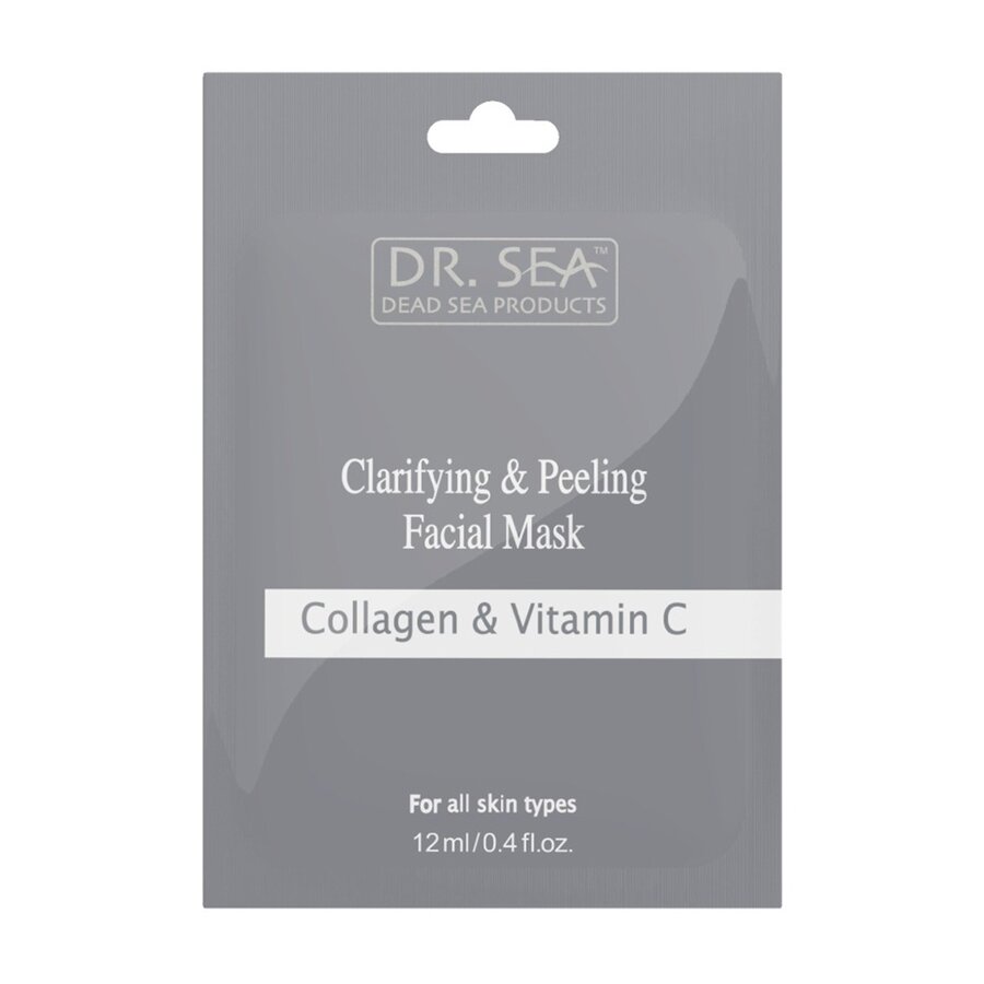 Маска-пилинг для лица Dr.Seaосветляющая с коллагеном и витамином C 12 мл