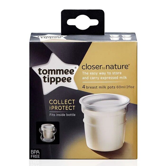 Контейнер для хранения молока Tommee Tippee 42301041 4 шт.