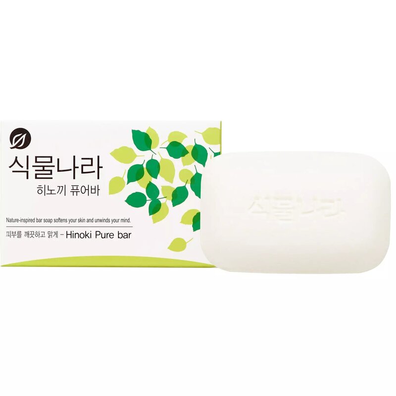 Туалетное мыло Cj Lion Botanic Nation Hinoki Pure Bar с экстрактом японского кипариса 100 г