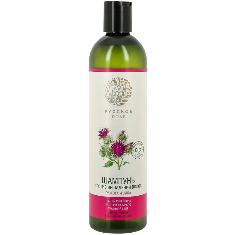 Шампунь Русское поле Густота и сила против выпадения волос 400 мл