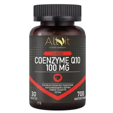 Коэнзим Q10 Allvit 100 мг капсулы 30 шт.