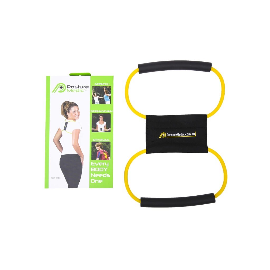 Корректор-эспандер Posture Medic (L, желтый)