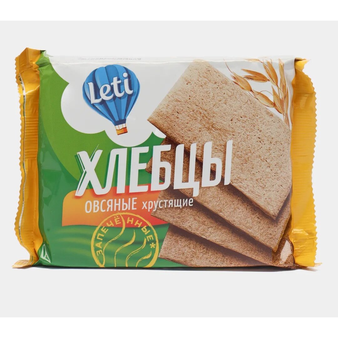 Хлебцы Leti запеченные хрустящие овсяные 60 г