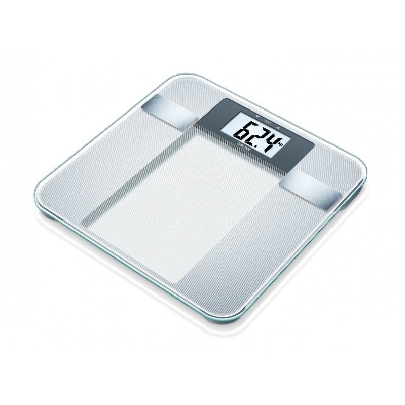 Beurer весы электронные диагностические стекло до 150кг bg13