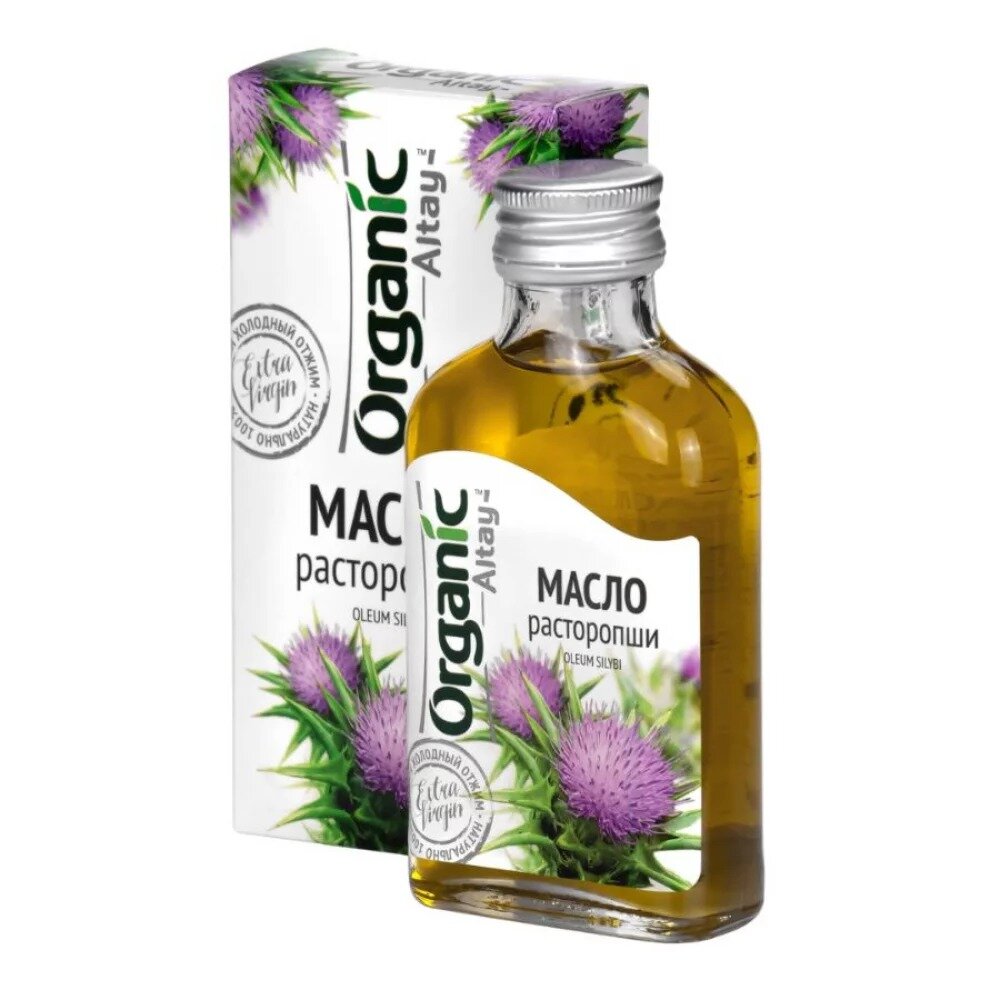Масло Расторопши Altay Organic холодного отжима 100 мл