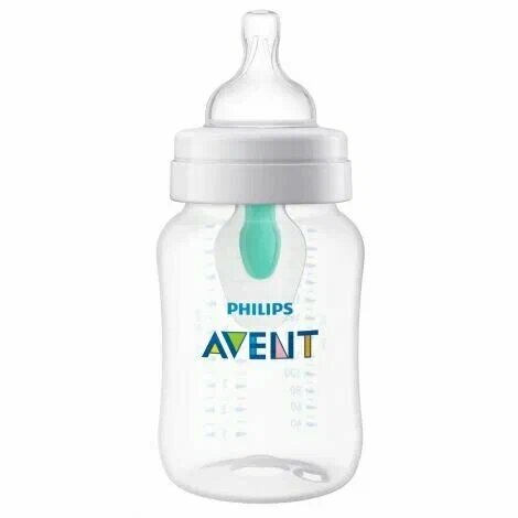 Детская бутылочка медленный поток 1 мес+ с клапаном Авент (Avent) Anti-colic AirFree SCF813/14 260 мл