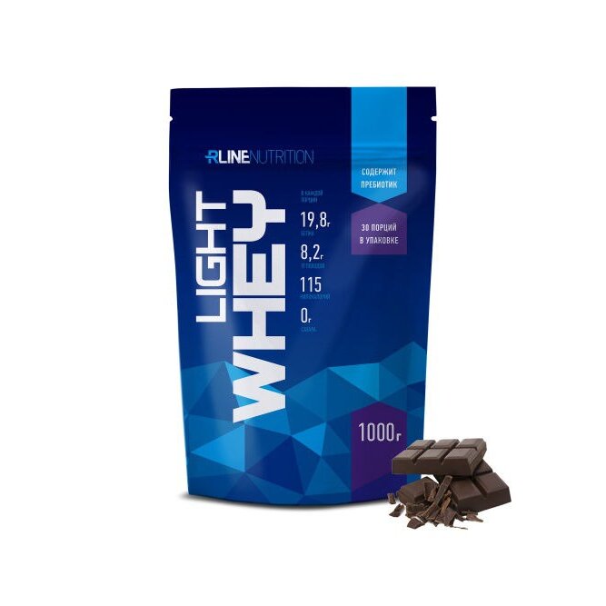 Протеин сывороточный R-Line Light Whey шоколад 1 кг