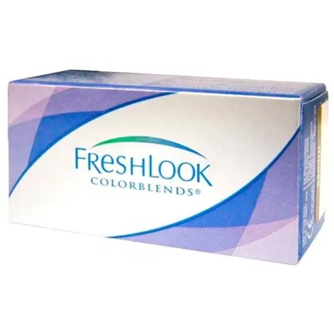 Линзы контактные цветные Alcon/Алкон freshlook colorblends (8.6/-0,00) Amethist 2шт