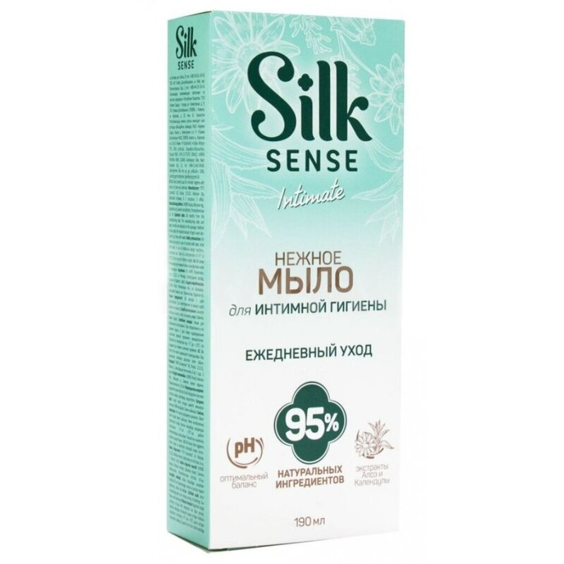Efti cosmetics мыло для интимной гигиены silk sense intimate алоэ календула 190 мл