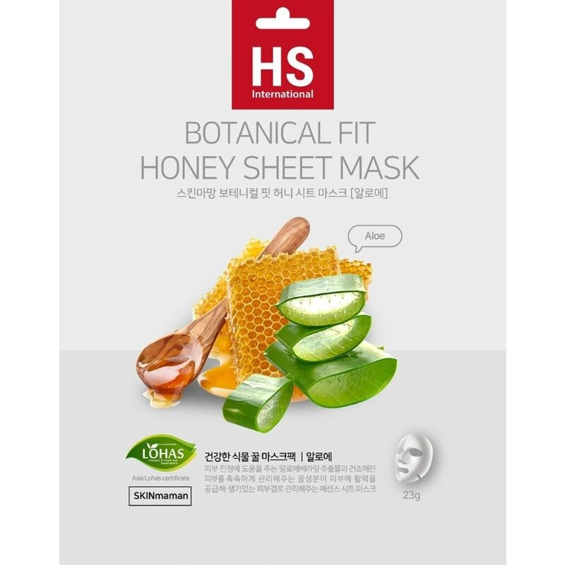 Маска для лица с мёдом и экстрактом Алоэ Botanical Fit Honey Vo7 23 г