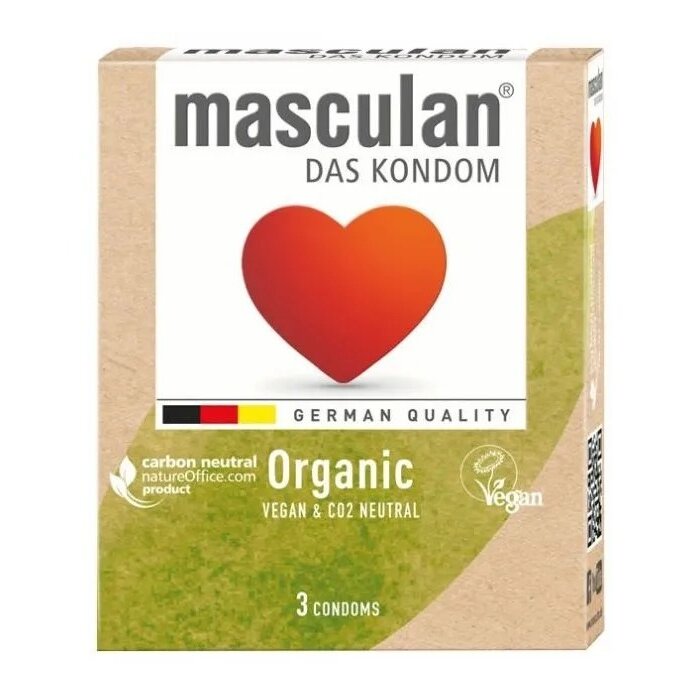 Презервативы органик Organic Masculan/Маскулан 3 шт.
