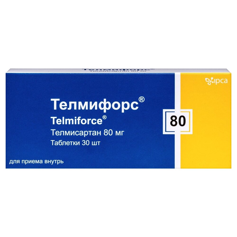 Телмифорс таблетки 80 мг 30 шт.