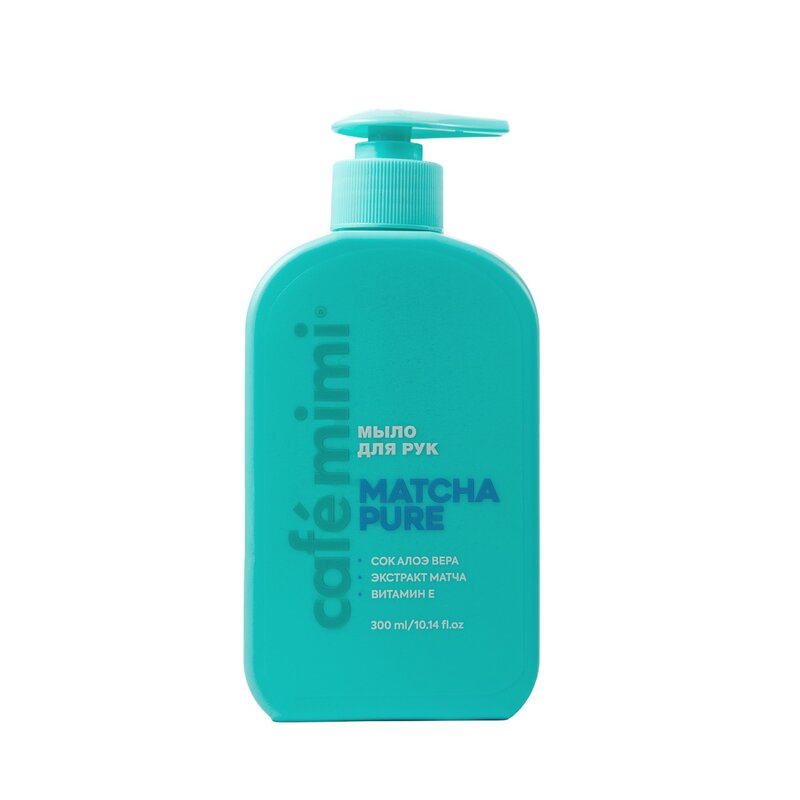 Мыло жидкое для рук Cafe Mimi Colours Matcha Pure 300 мл