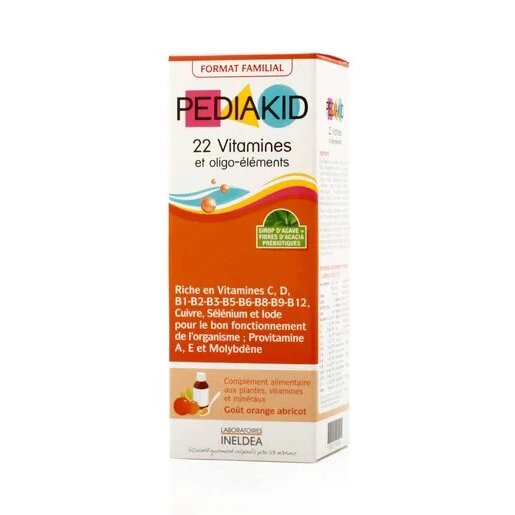 Педиакид 22 витамина для роста организма сироп 250 мл
