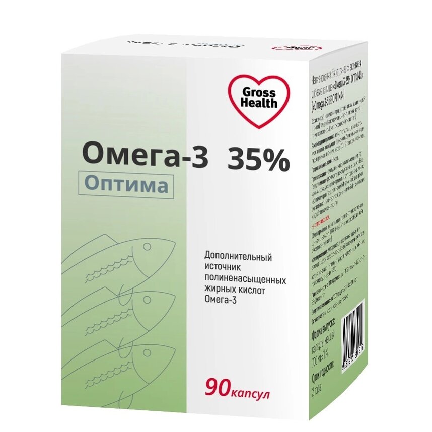 Омега-3 35% GrossHealth Оптима капсулы 90 шт.