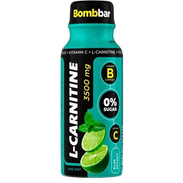 L-карнитин BombbarЛайм-мята 3500 мг 100 мл