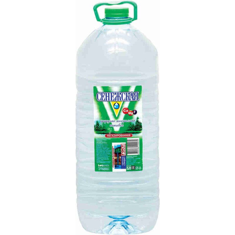 Вода питьевая негазированная Сенежская 5 л