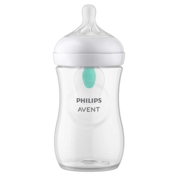 Бутылочка из полипропилена с силиконовой соской Авен Филипс (Avent philips) Anti-colic Natural Response средний поток с 1 месяца (SCY673/01) 260 мл