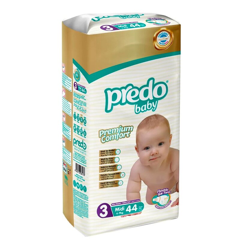 Подгузники для детей Baby Predo/Предо 4-9 кг р.3 44 шт.