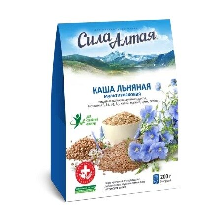 Каша льняная Сила Алтая мультизлаковая 200 г