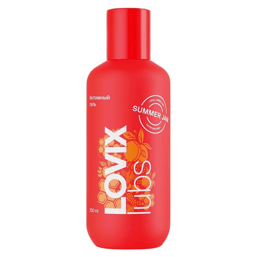 Гель-смазка Lovix Summer Jam съедобный на водной основе 200 мл