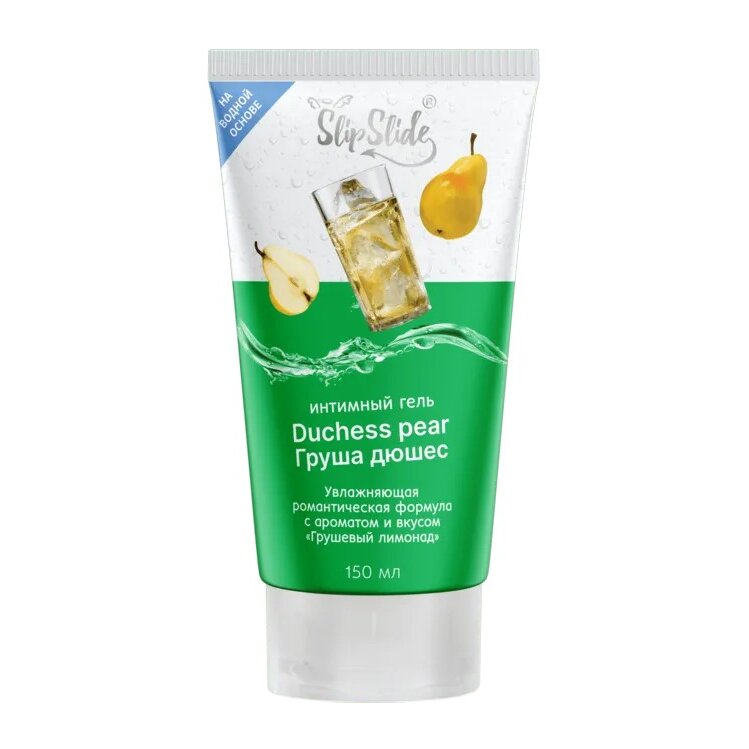 Интимный гель-смазка СлипСлайд (SlipSlide) увлажняющий романтическая формула Грушевый дюшес 150 мл