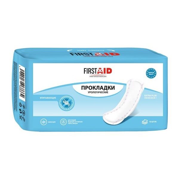 Прокладки урологические Ферстэйд (First Aid) Extra Plus для женщин 10 шт.
