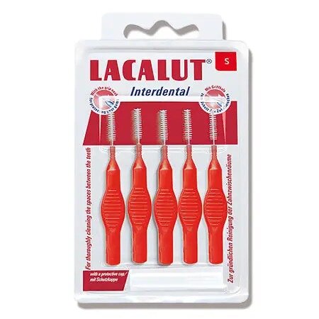 Ершики межзубные Lacalut Interdental цилиндрические S 5 шт.