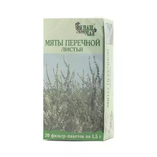 Мяты перечной листья ф/пак.1,5г 20 шт.