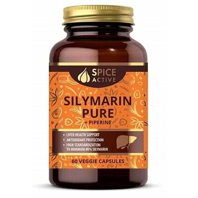 Силимарин с пиперином Spice Active капсулы 60 шт.