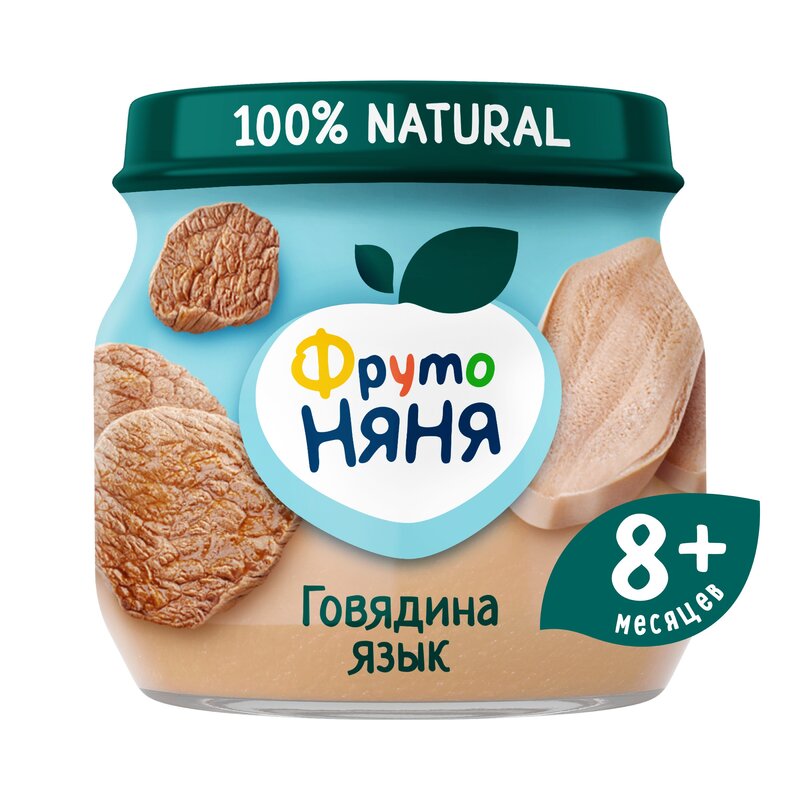 Пюре ФрутоНяня говядина с 8 мес. 80 г