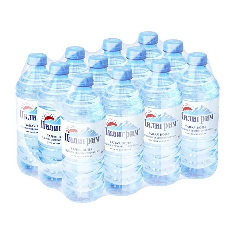 Пилигрим вода питьевая негазированная 0,5 л бутылка 12 шт.