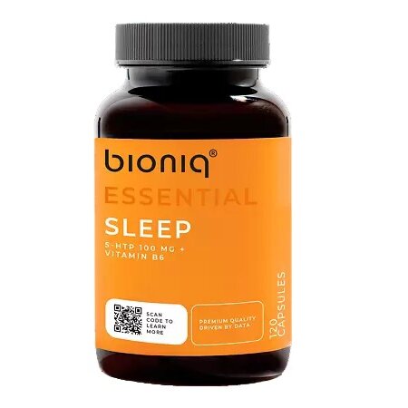Bioniq Sleep Комплекс 5 HTP 100 мг для улучшения качества сна и снижения нервозности капсулы по 600 мг 120 шт.