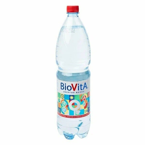 Вода питьевая BioVita негазированная 3+ ПЭТ 1.5 л