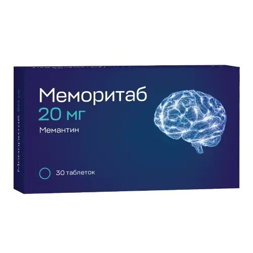 Меморитаб таблетки диспергируемые 20 мг 30 шт.
