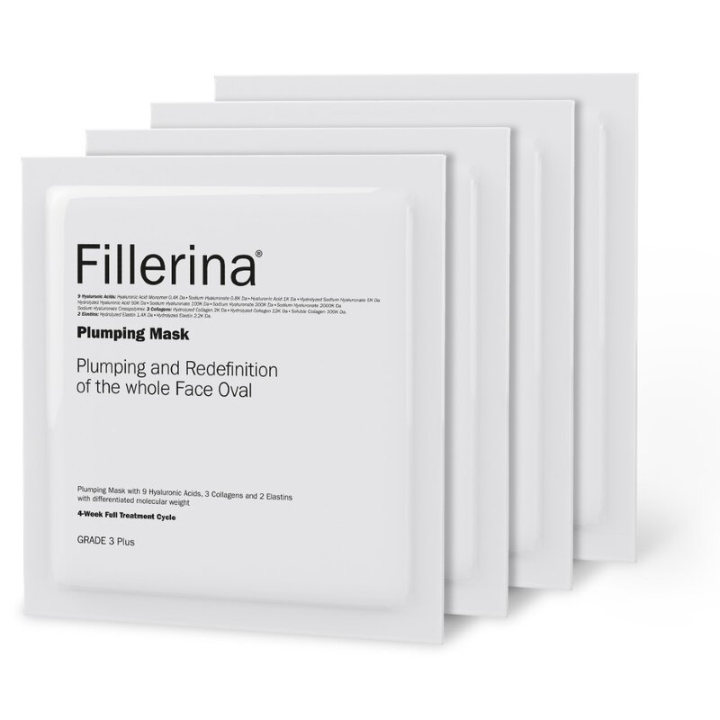 Маска Fillerina уровень 3 тканевая для лица plumping mask 4 шт.