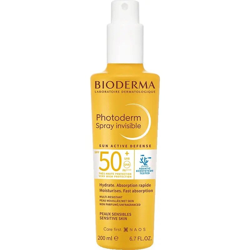 Спрей солнцезащитный для лица и тела Bioderma Photoderm SPF50+ 200 мл