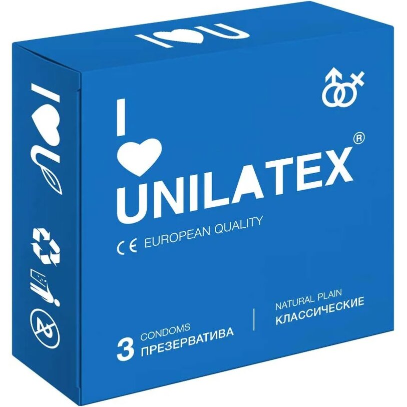 Презерватив Unilatex natural plain 3 шт.