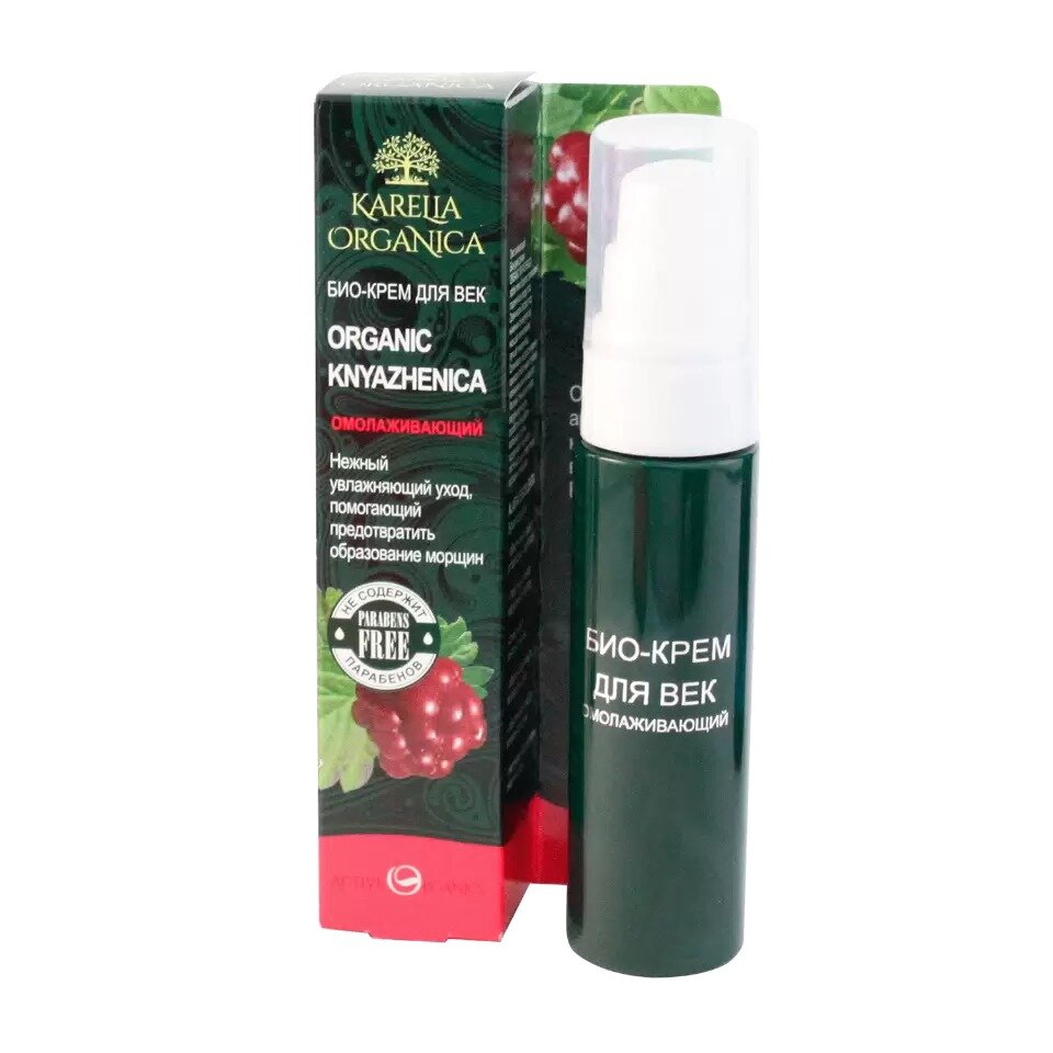 Био-крем для век Karelia Organica Омолаживающий княженика 30 мл
