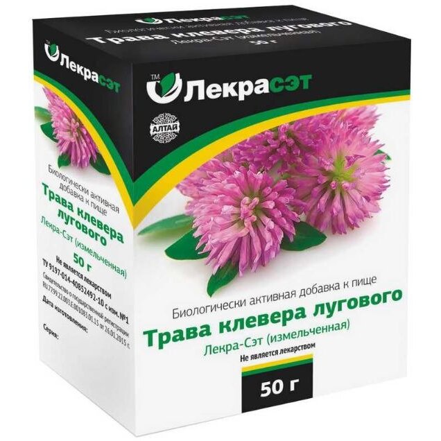 Клевер луговой трава 50 г (БАД)