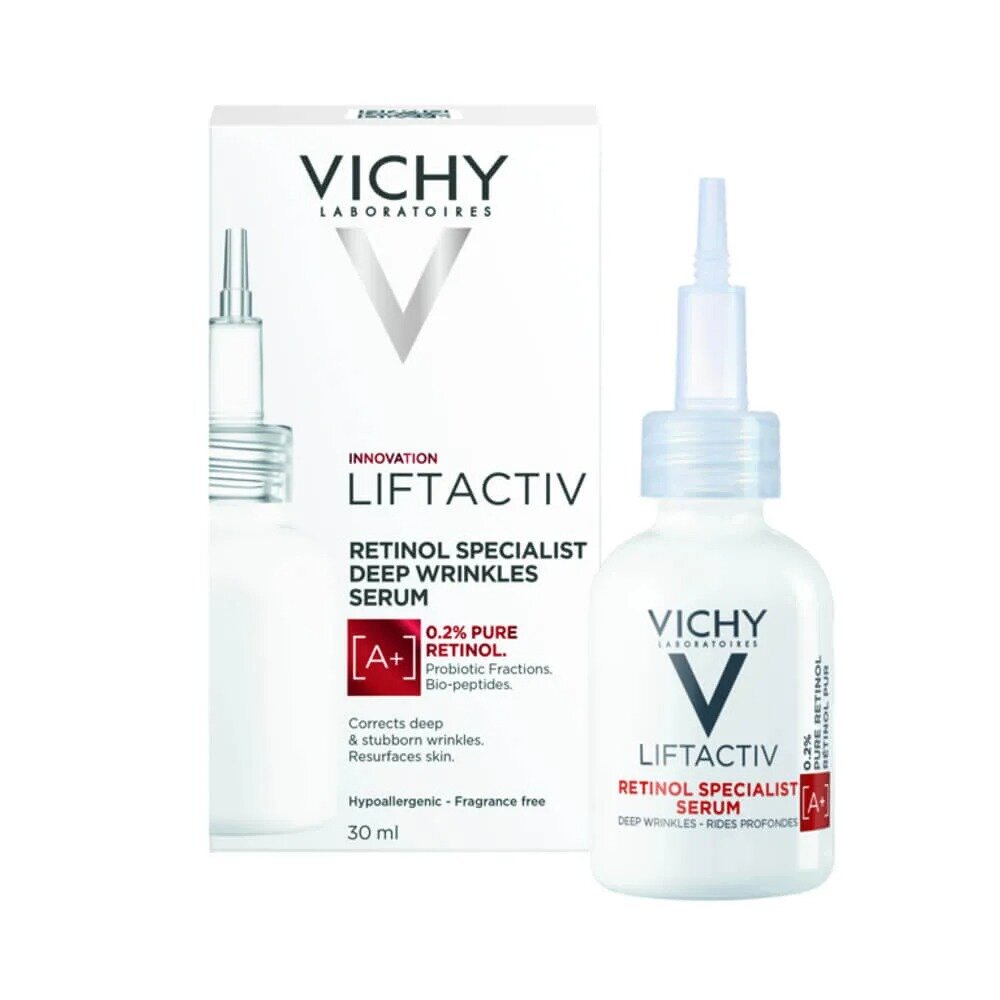 Сыворотка для коррекции глубоких морщин Виши (Vichy) Retinol Specialist Liftactiv флакон 30 мл