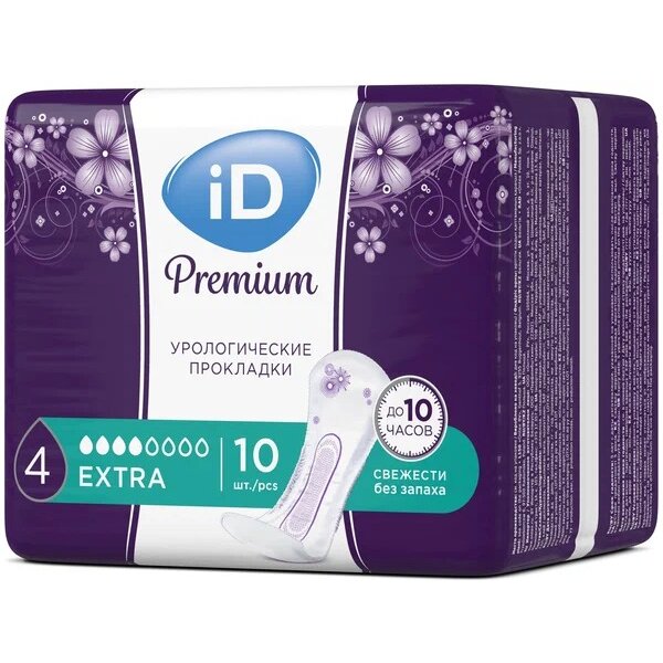 Прокладки урологические ID Premium Extra 10 шт.
