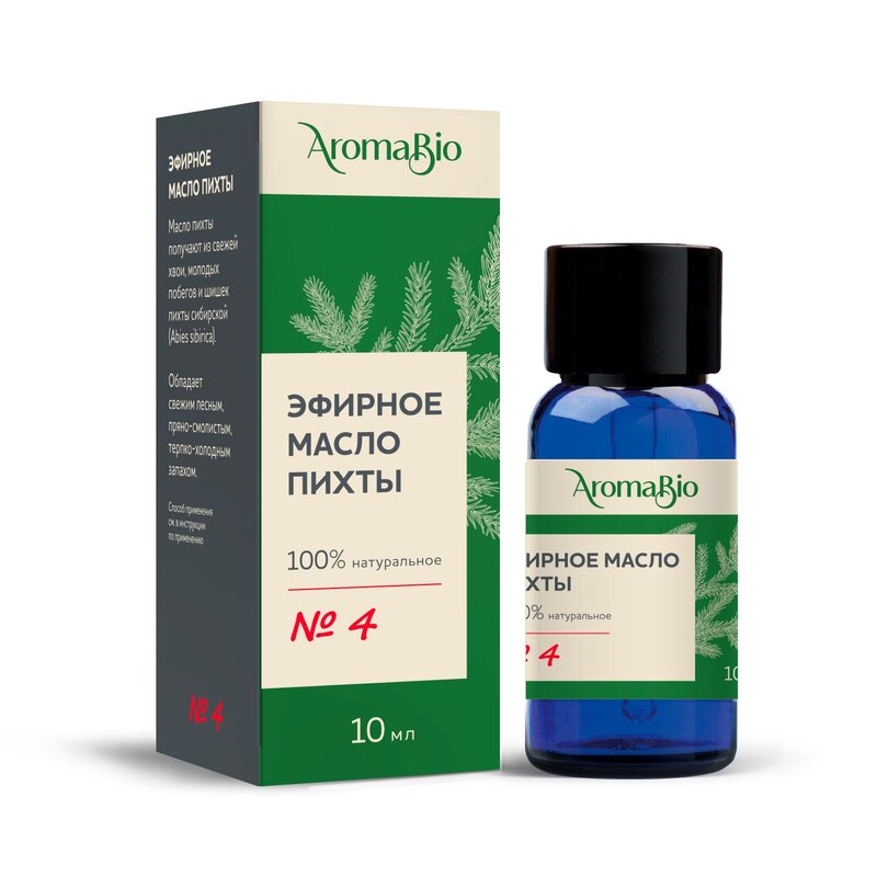 Масло эфирное Aromabio пихта 10 мл